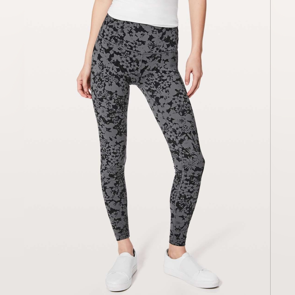 Lululemon Wunder Under Hi-Rise Tight *Full-On Luon 28" Efflorescent Nebula Blk